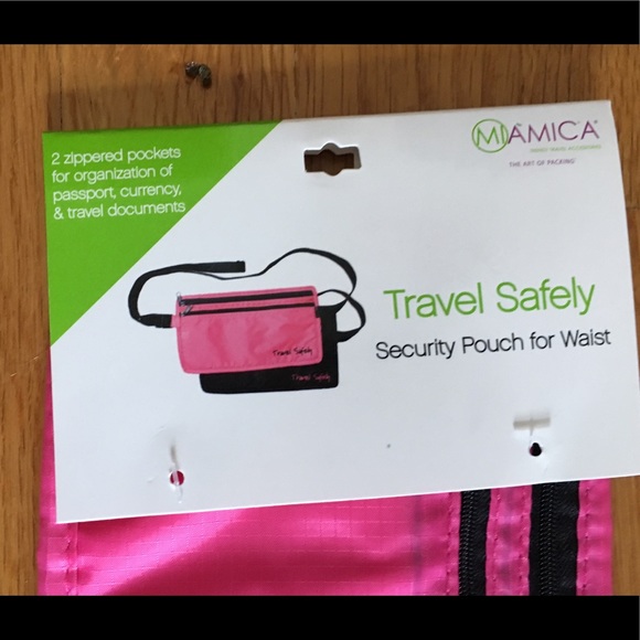 NEW!!  Travel Safely Security Waist Pouch - Picture 2 of 4
